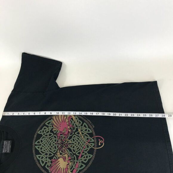 Vintage Keltic Designs By Jen Delyth Graphic T-Shirt Men's Large Dragons 1990s - Picture 7 of 9